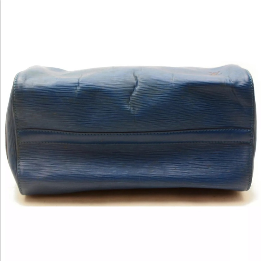 Authentic Louis Vuitton speedy 30 blue epi - Picture 5 of 9